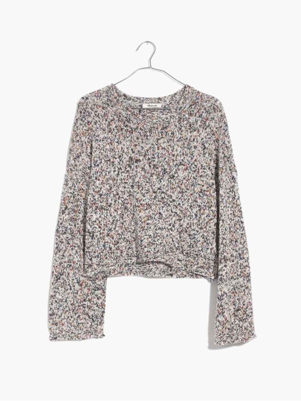 Madewell Brownstone Flecked Pullover Sweater
